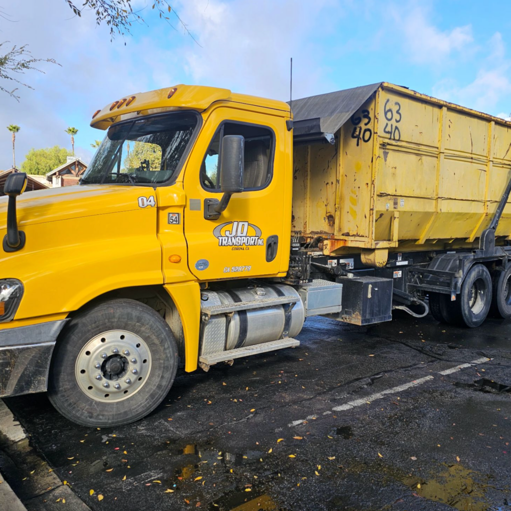 dumpster rental truck