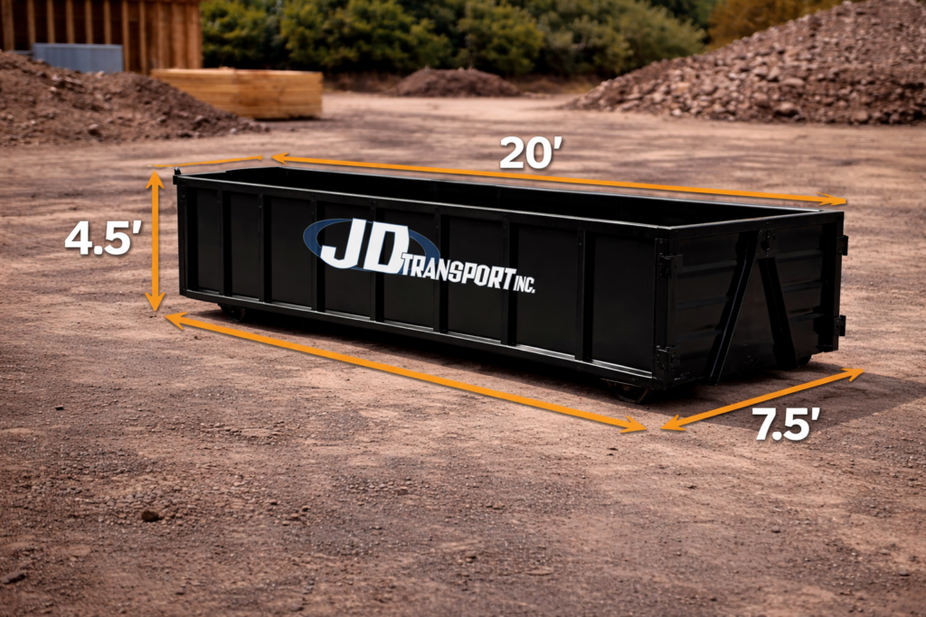 20 yard dumpster